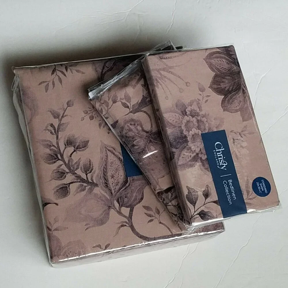Christy of England Regency Blush Queen Duvet Cover Shams 3 Pc Set